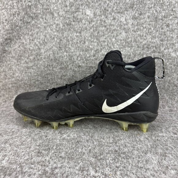 ✅Nike Alpha Menace Pro Mid TD WD PF Football Cleats Black/White 12W 921731-010 - Picture 11 of 13